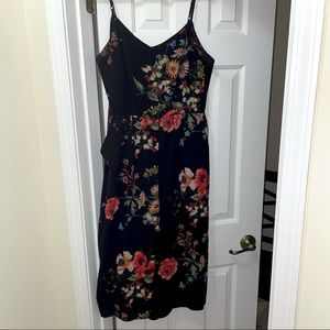 Short Floral Jumpsuit